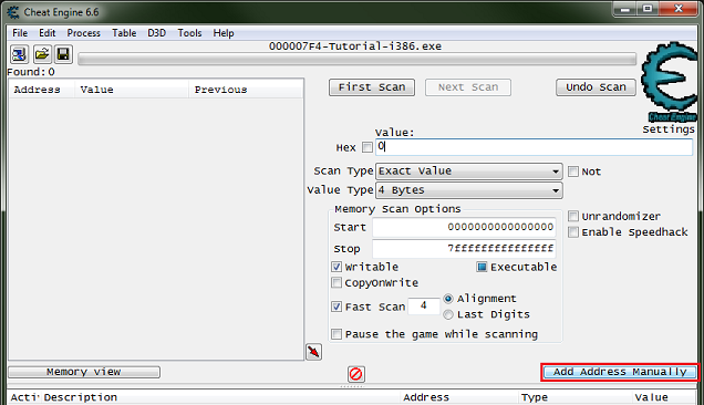 Cheat Engine :: View topic - Add Address Manually