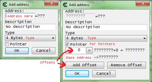 Cheat Engine :: View topic - Add Address Manually