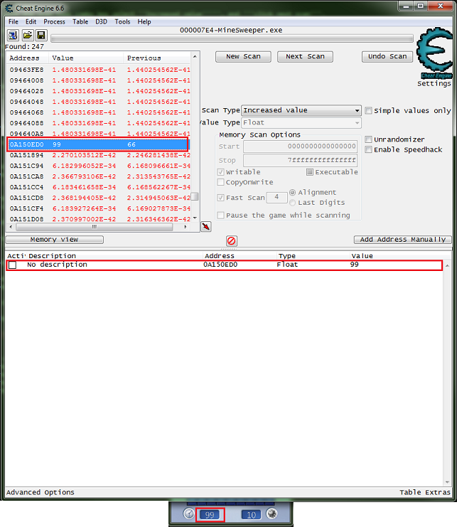 Finding Values Floats Cheat Engine