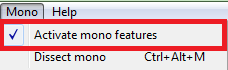 Mono Features Enabled