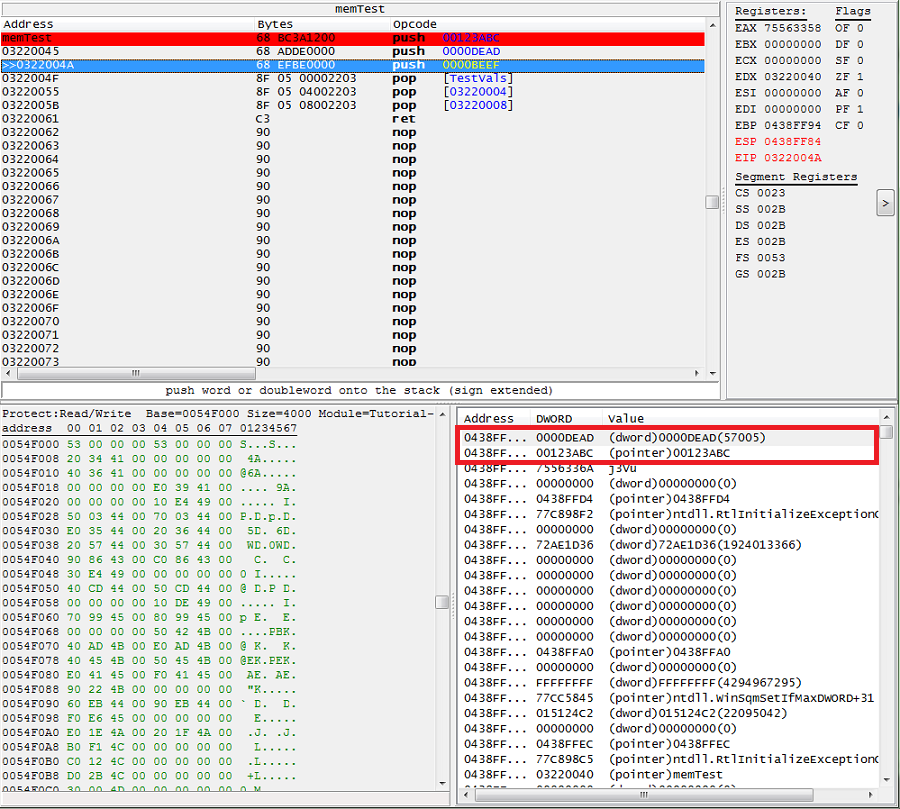 Tutorial - The Stack - Cheat Engine