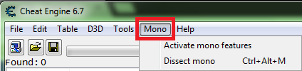 Mono Menu